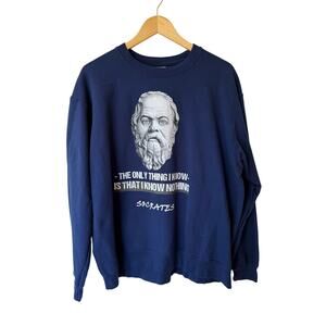 Navy Blue Socrates Sweatshirt